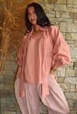 Larc Poet Blouse Soft Terracotta